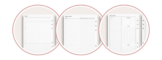 3 Daily Planners for Time Blocking