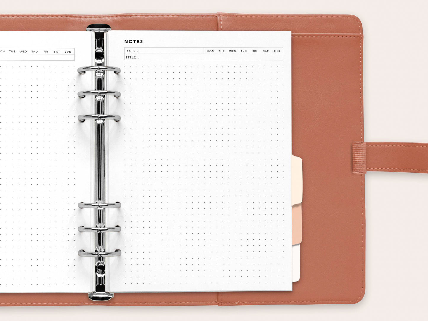 Printed: Dotted Grid Notes Pages