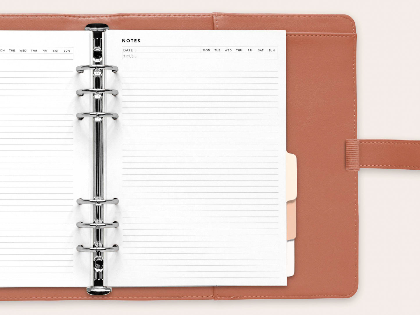 Printed: Lined Notes Pages