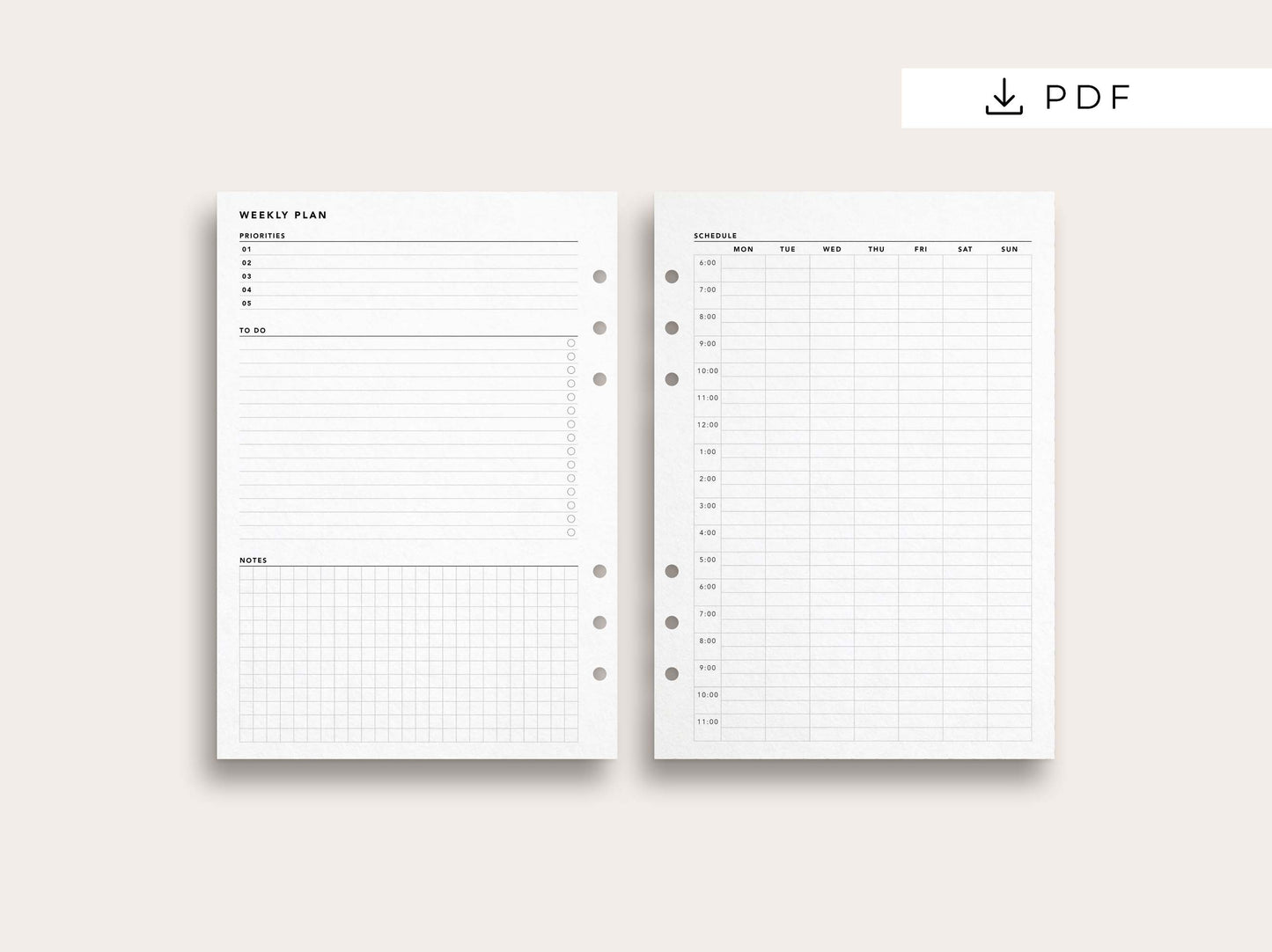 Weekly Planner No. 27