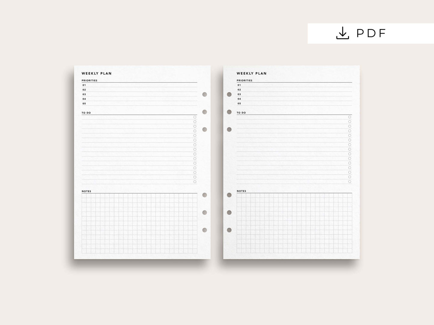 Weekly Planner No. 28