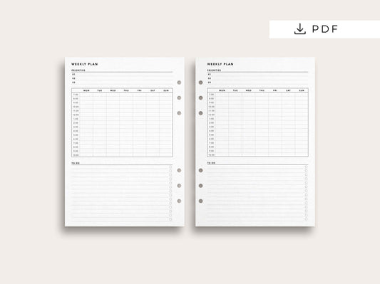 Weekly Planner No. 30