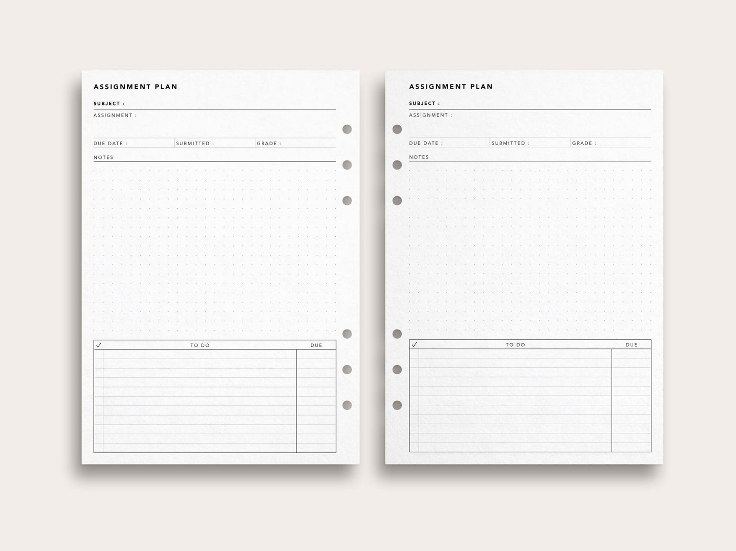 Assignment Planner