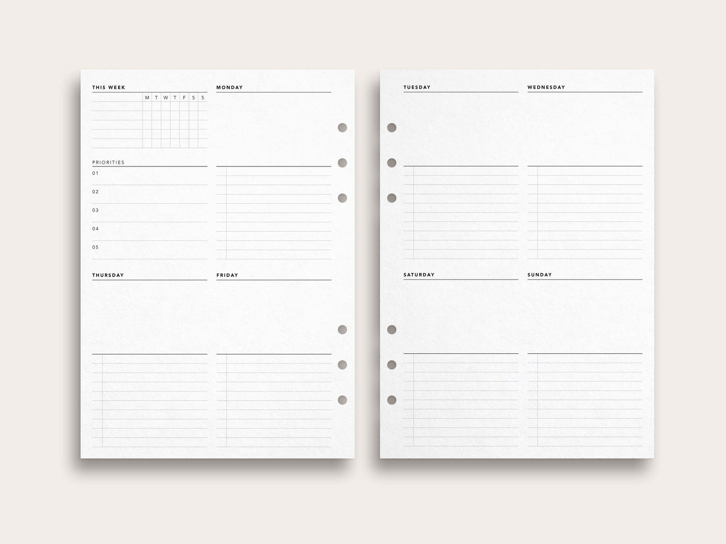 Weekly Planner No. 2