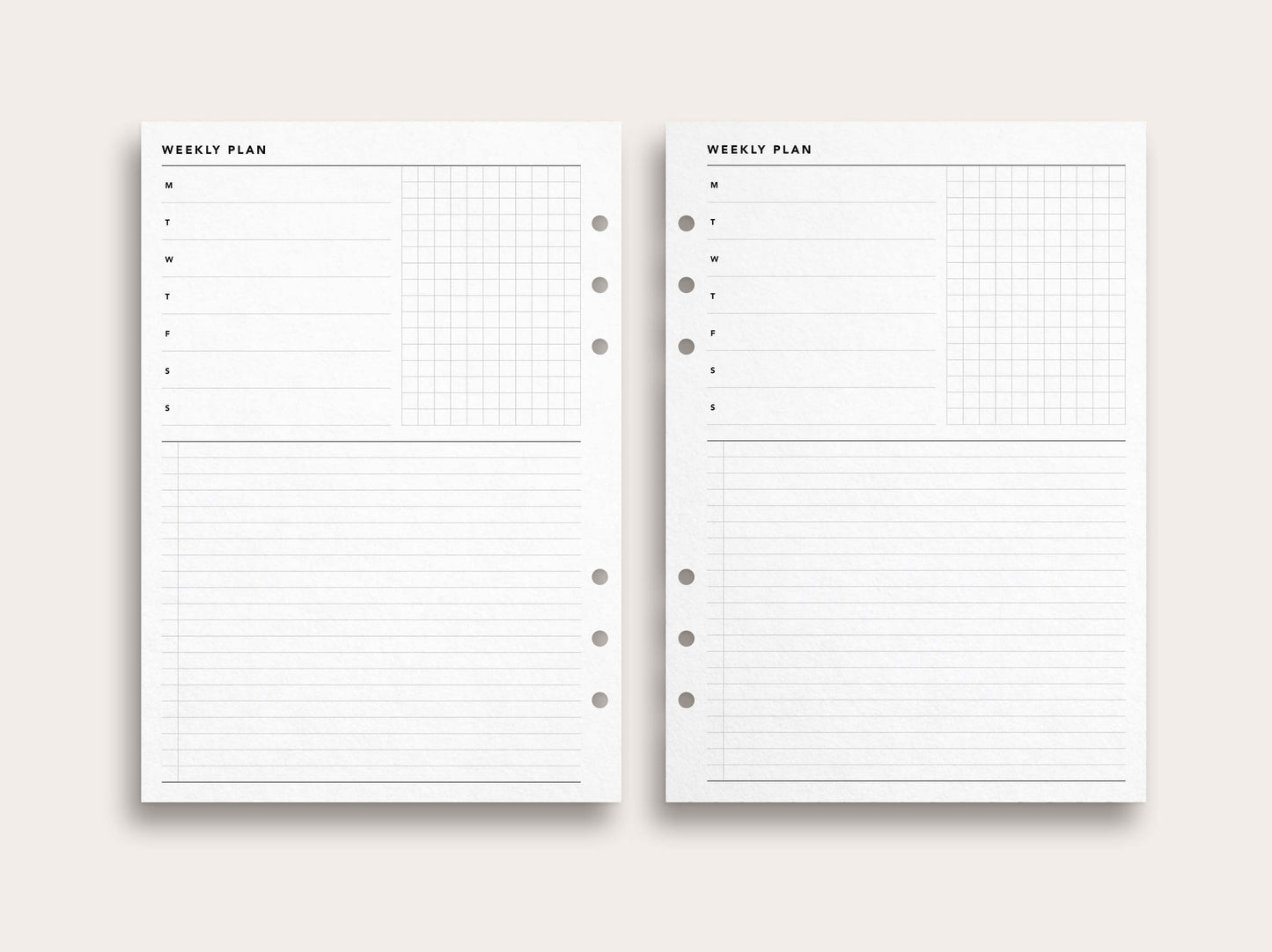 Weekly Planner No. 8
