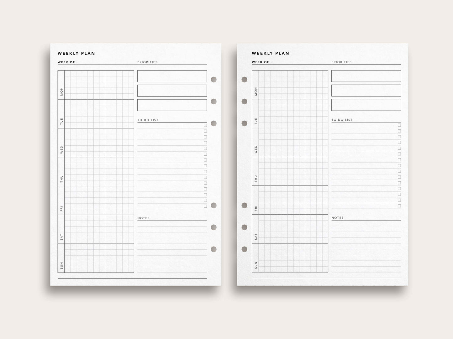 Weekly Planner No. 11
