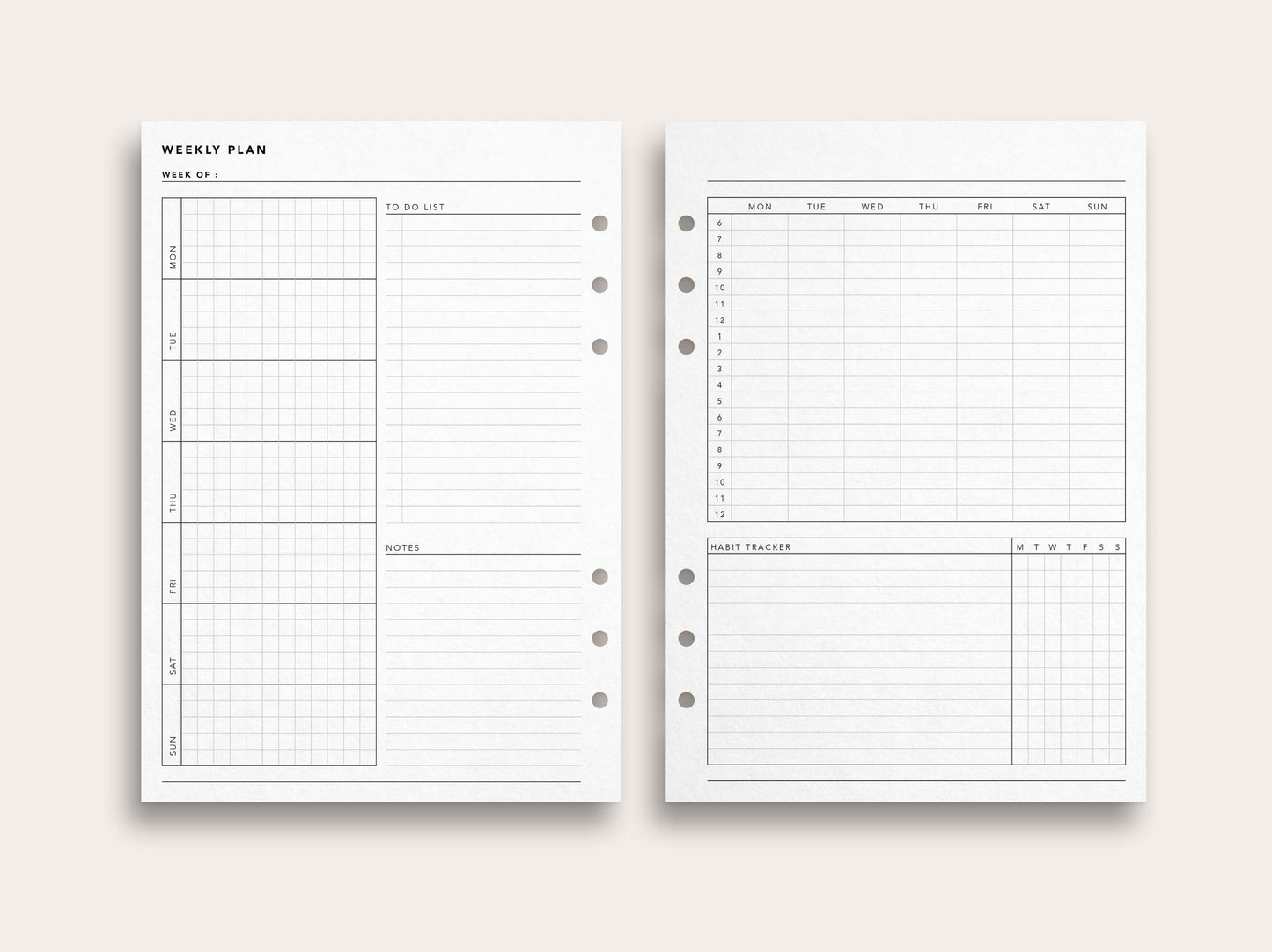 Weekly Planner No. 13