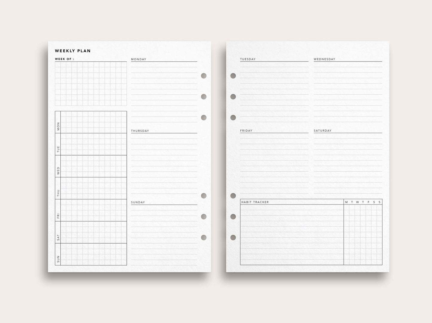 Weekly Planner No. 14