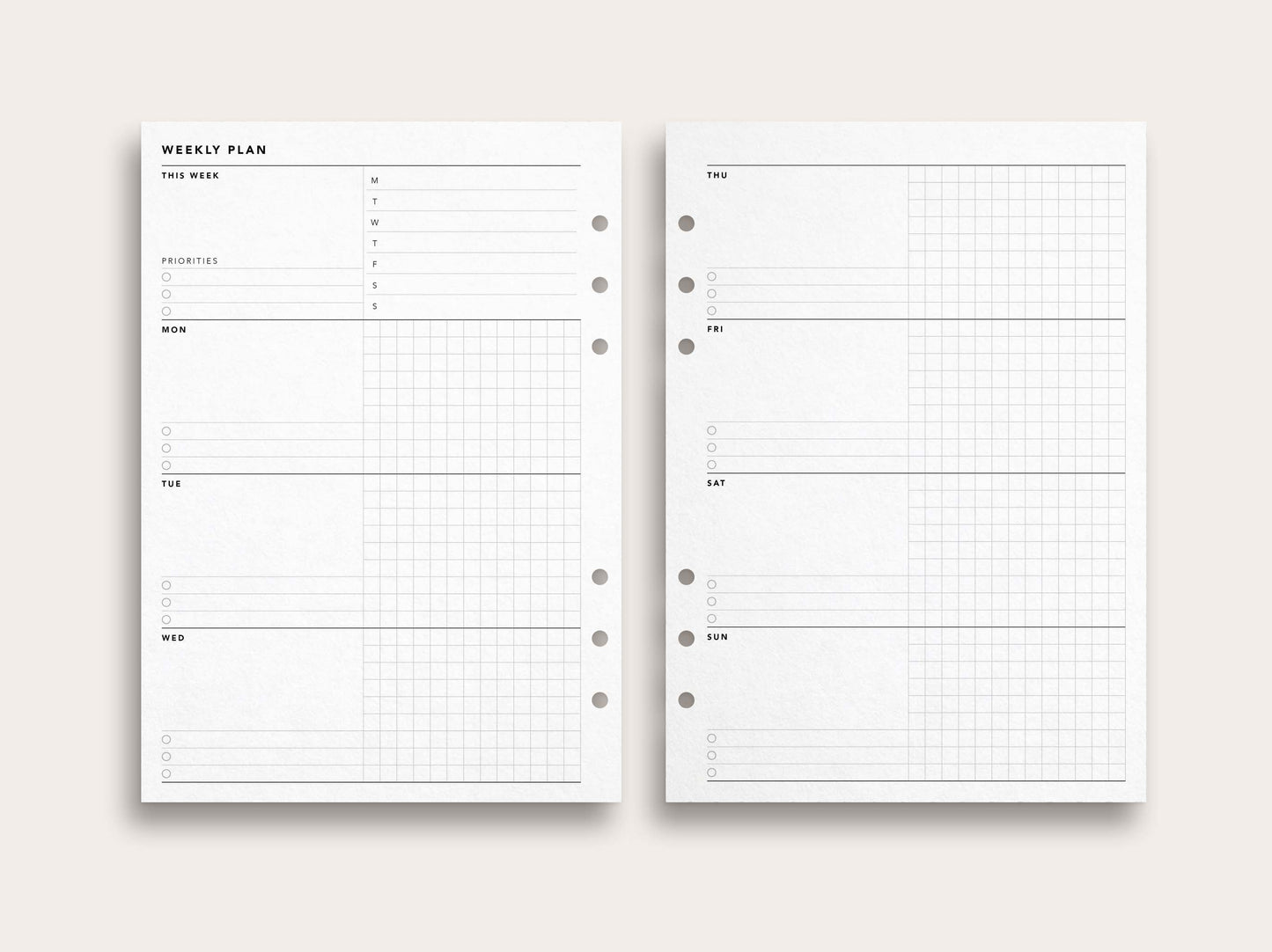 Weekly Planner No. 17
