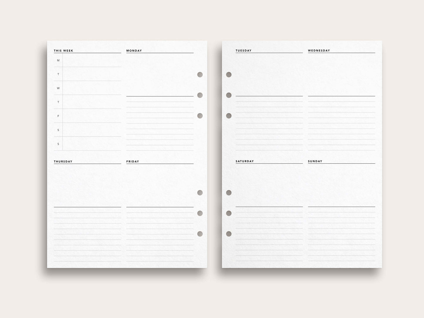 Weekly Planner No. 24