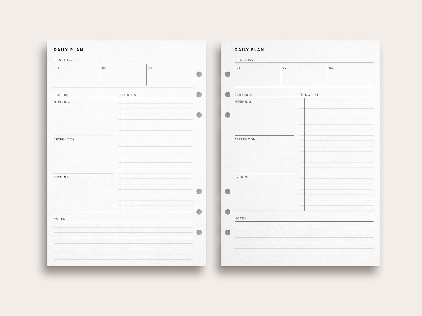 Daily Planner No. 5