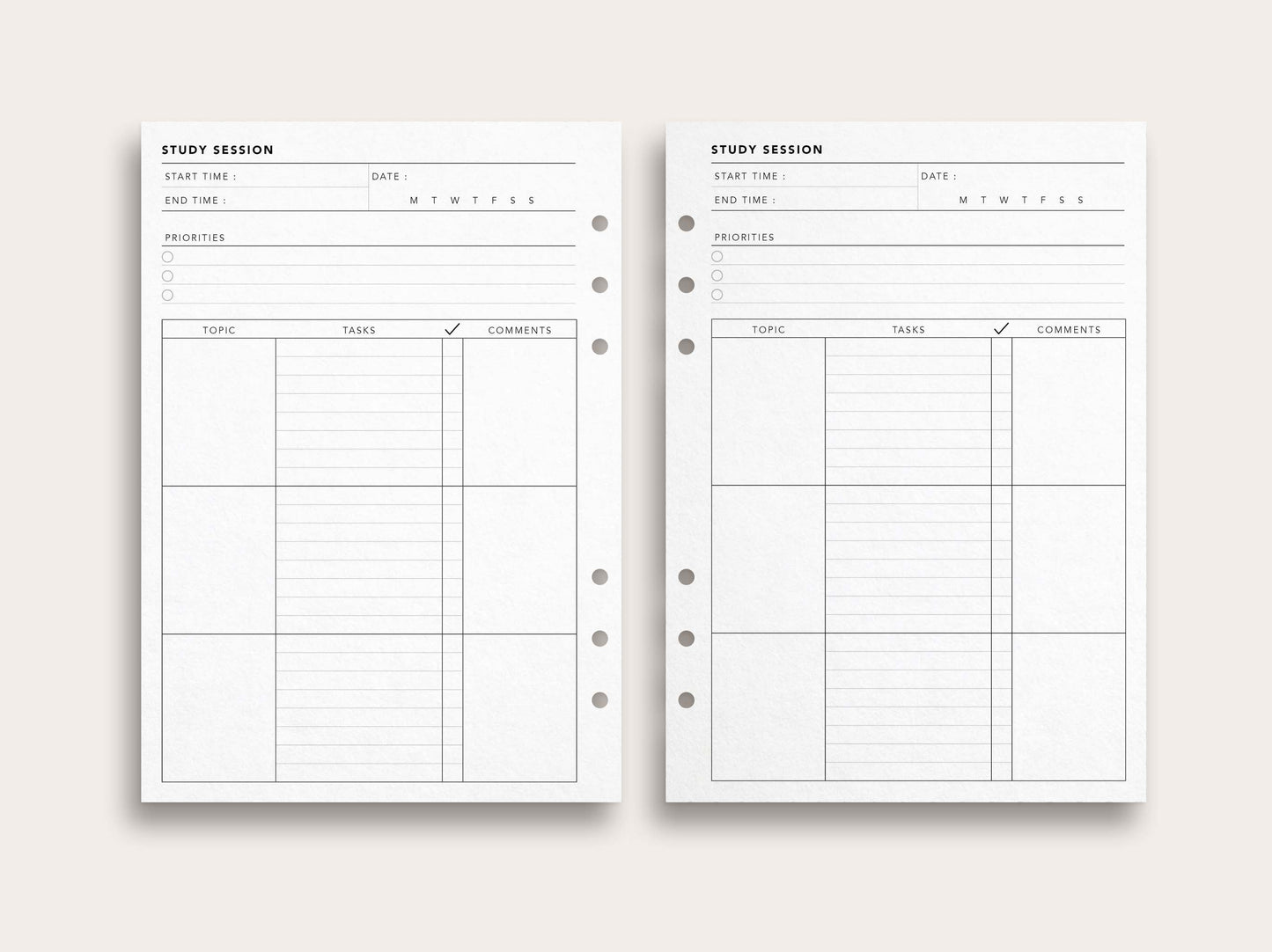 Study Session Planner