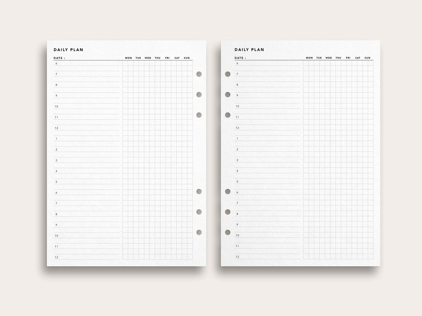 Daily Planner No. 12