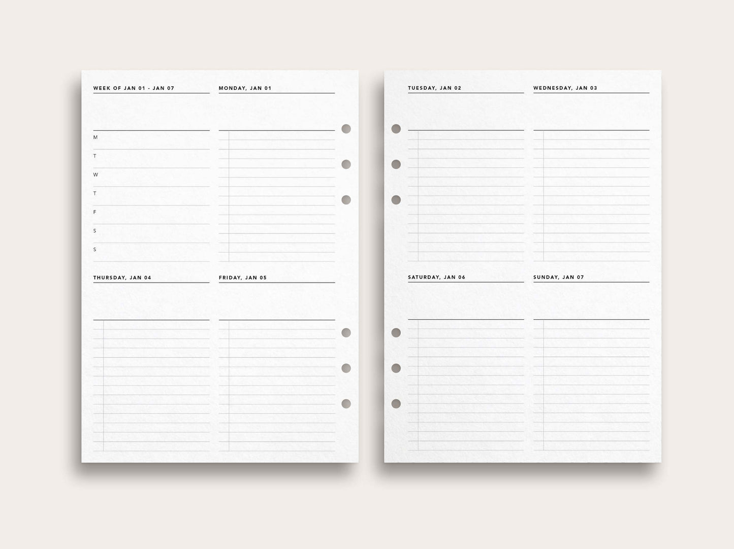 2024 Weekly Planner No. 3