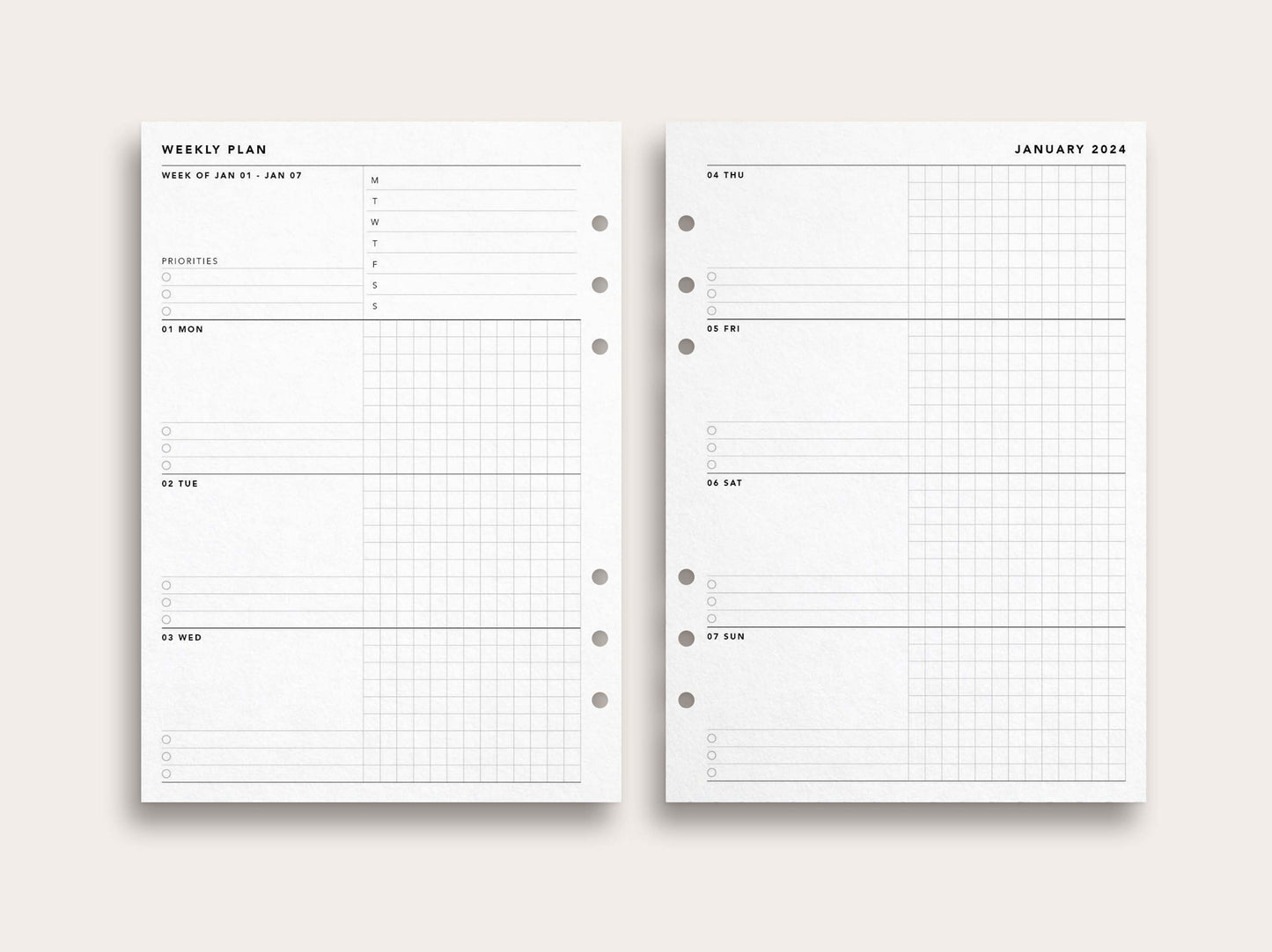 2024 Weekly Planner No. 17