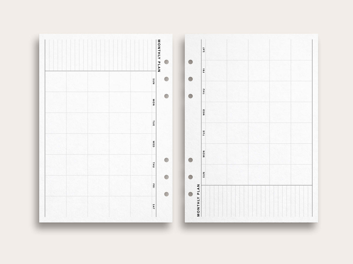 Monthly Planner No. 6