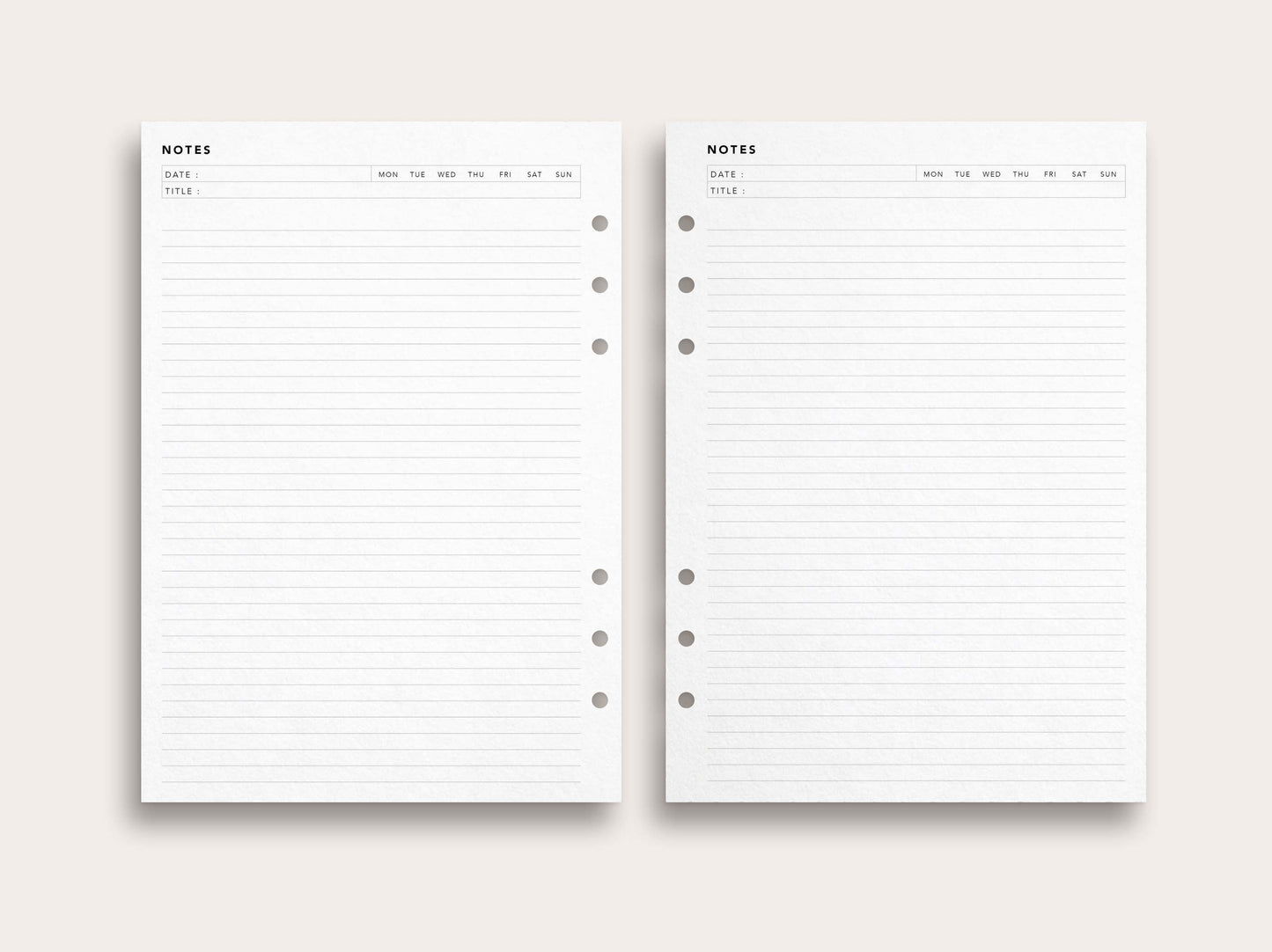 Basic Notes Bundle