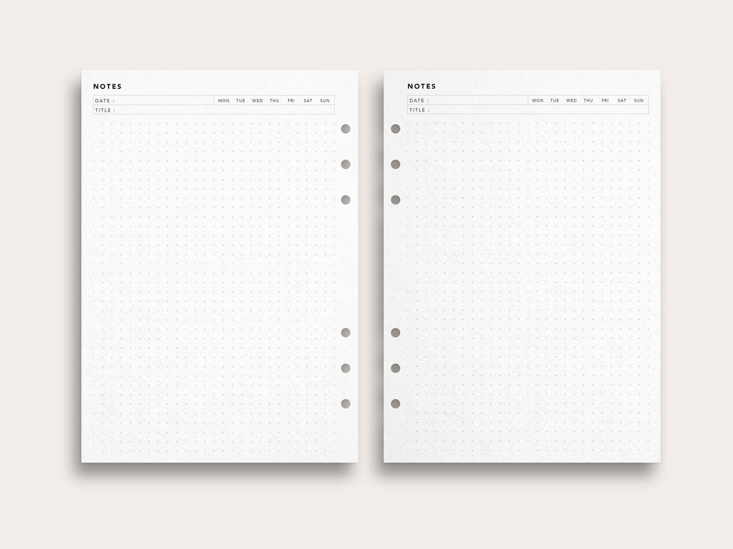 Basic Notes Bundle