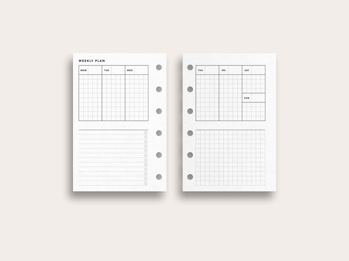 Weekly Planner No. 25