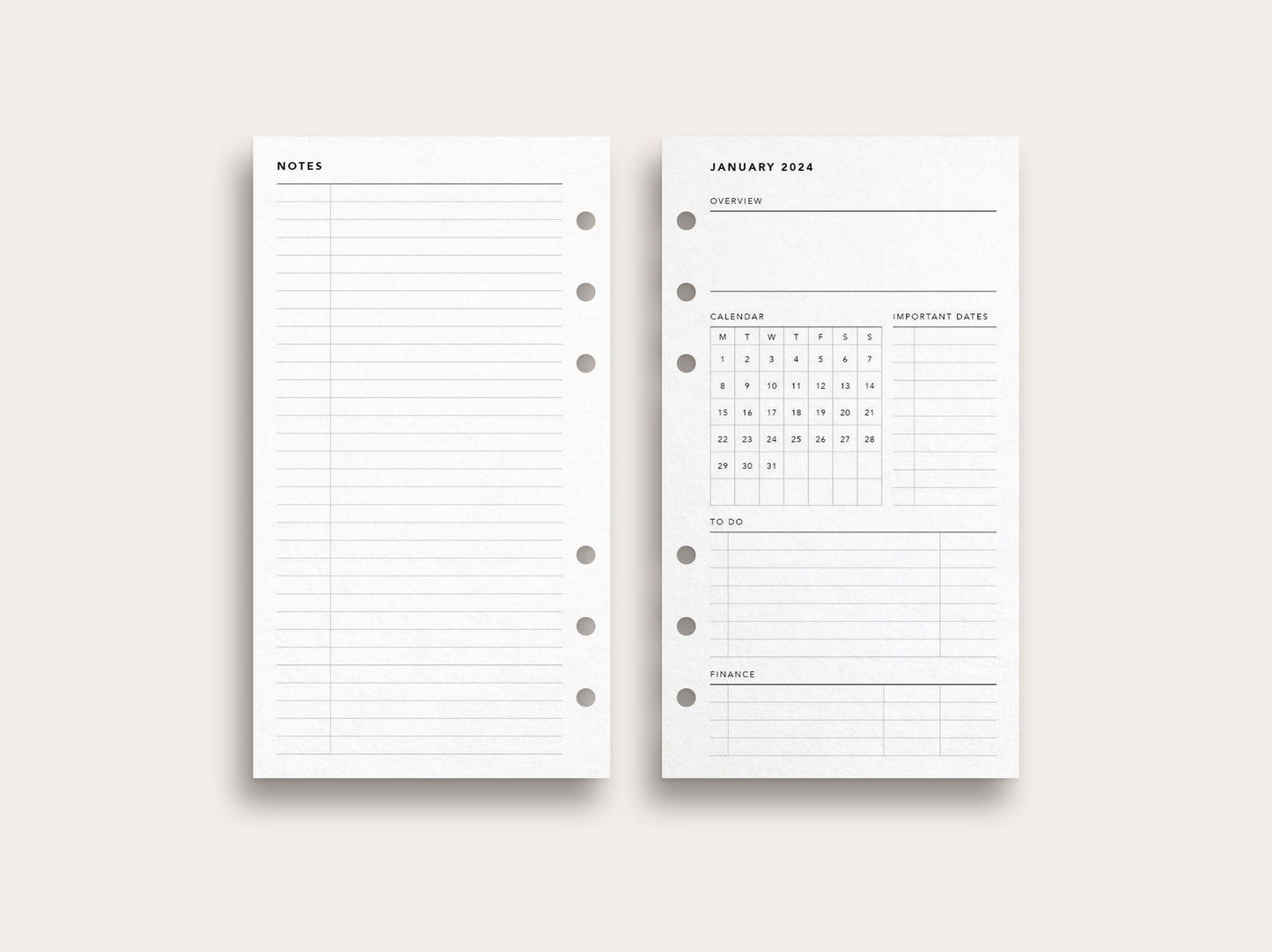 Printed: 2024 Monthly Overview