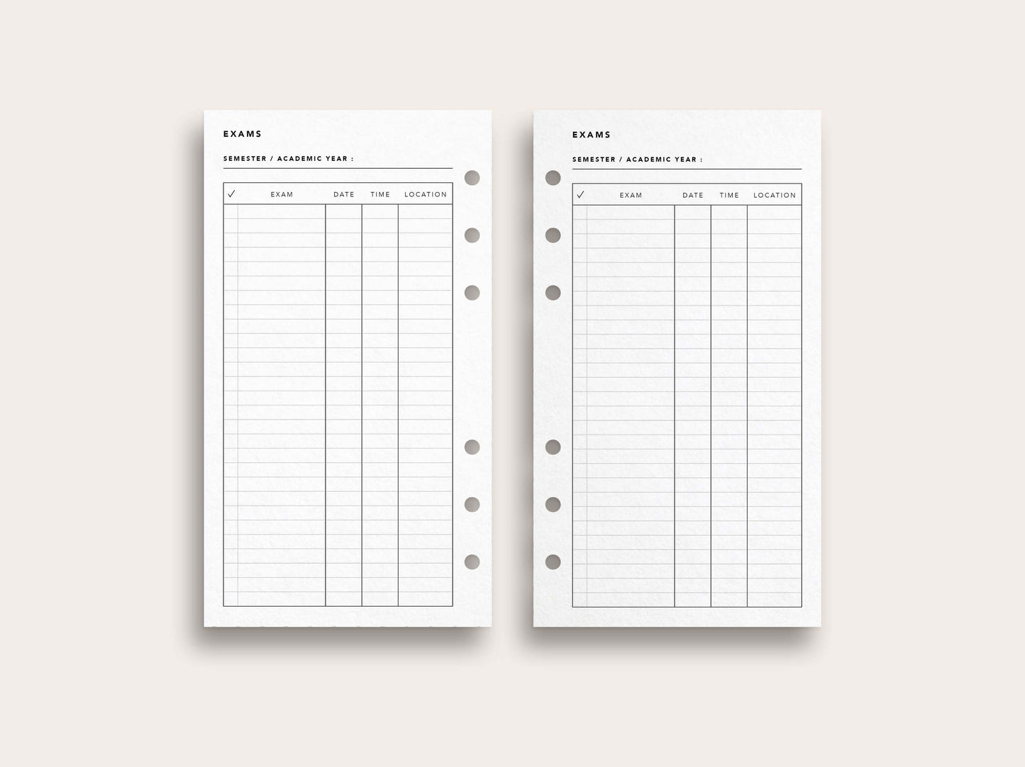 Exam Tracker