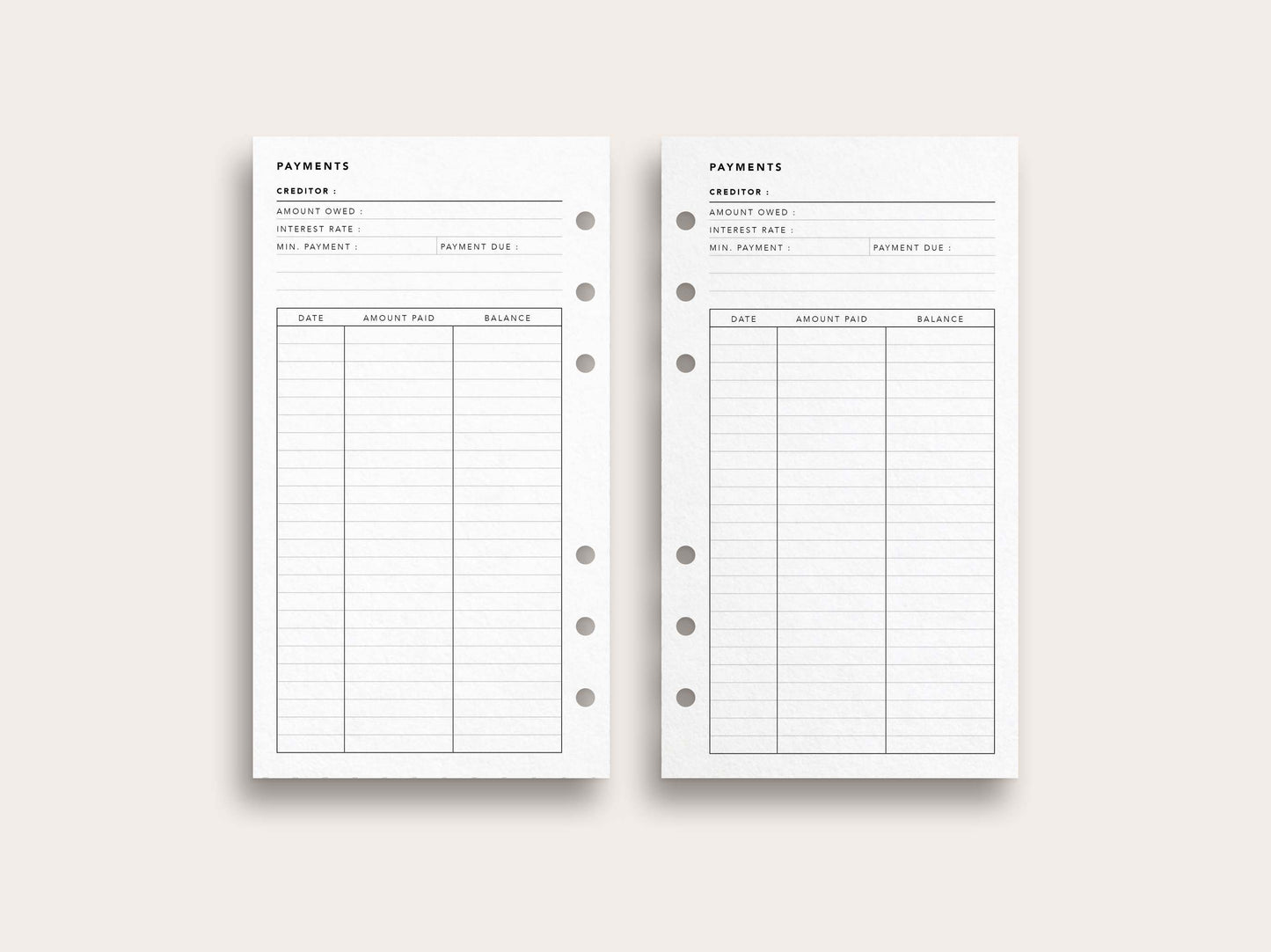 Debt Payment Tracker