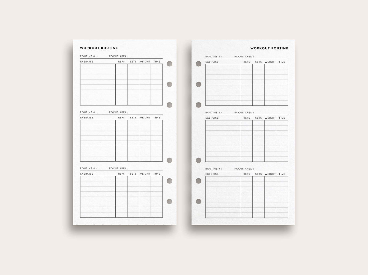 Workout Routine and Tracker with Daily Log