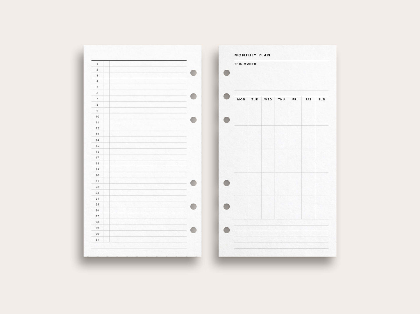 Monthly Planner No. 3
