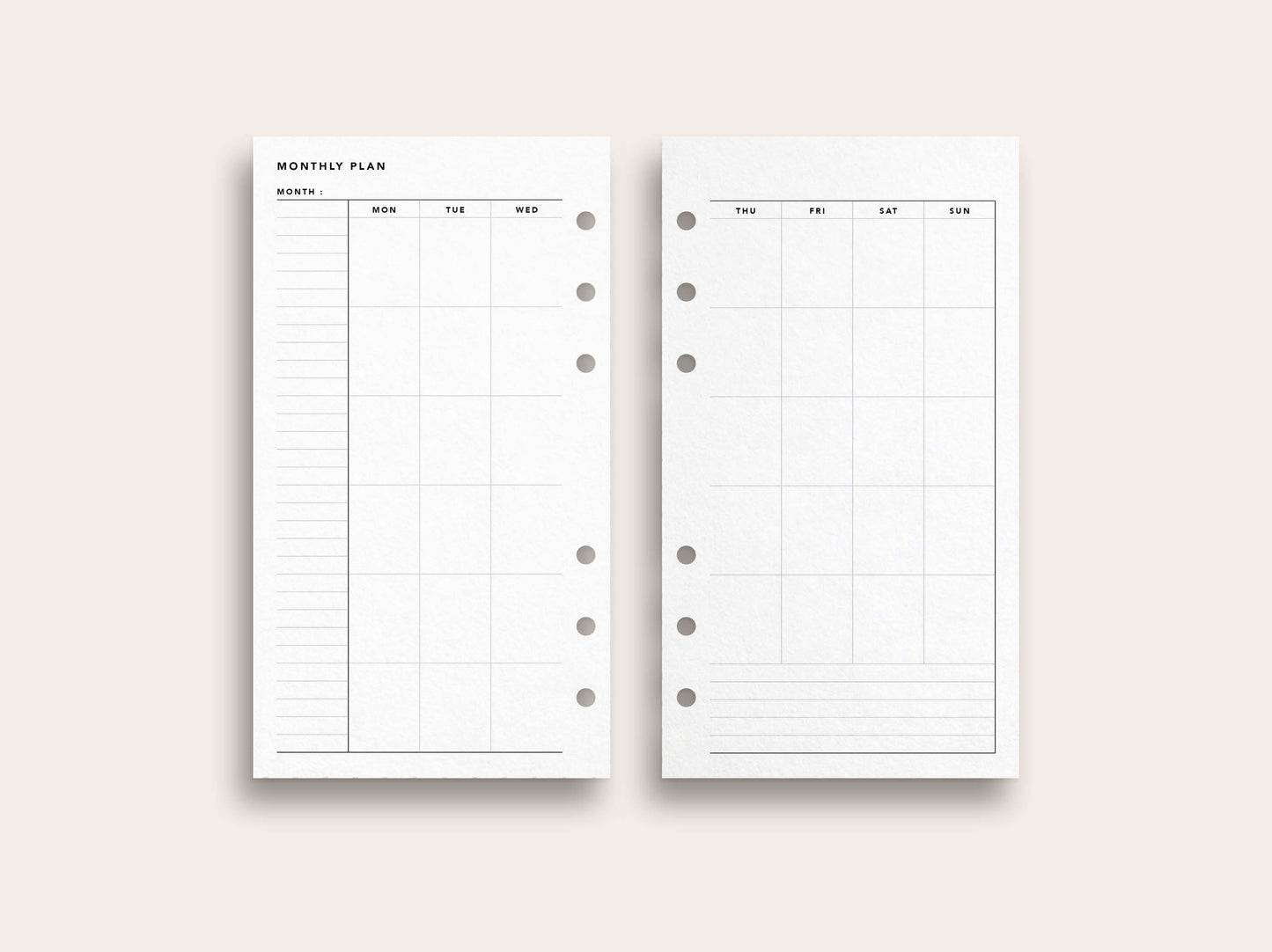 Monthly Planner No. 9