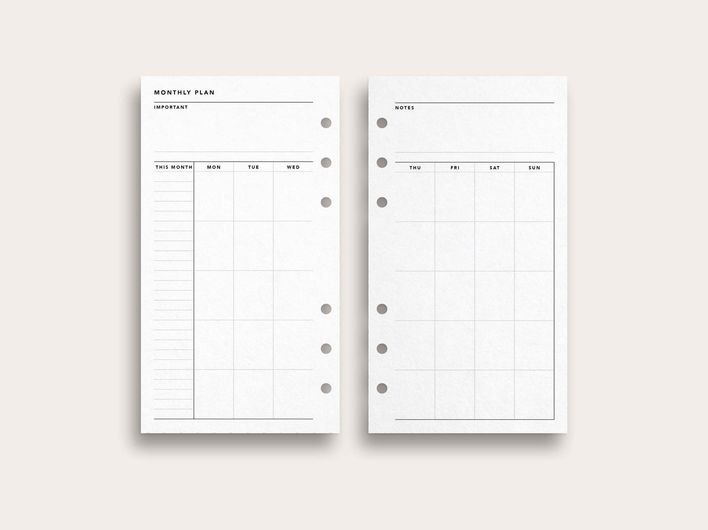 Monthly Planner No. 2