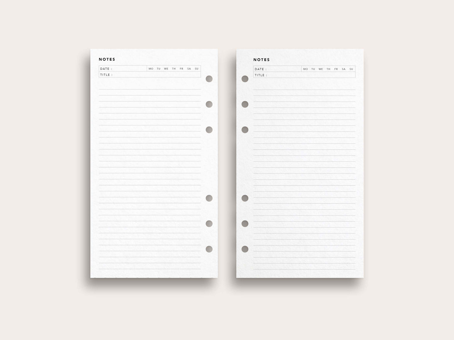 Basic Notes Bundle