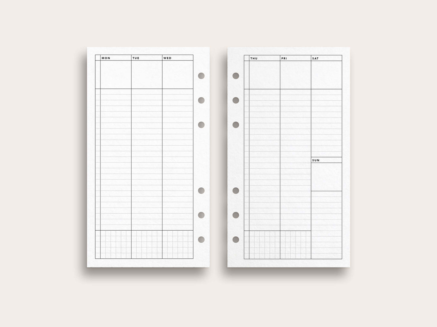 Weekly Planner No. 5 / Lined