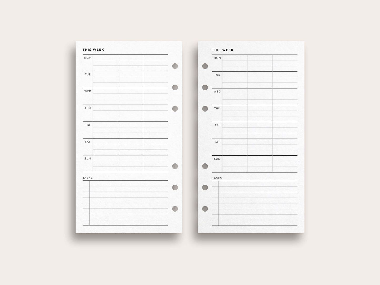 Weekly Planner No. 1