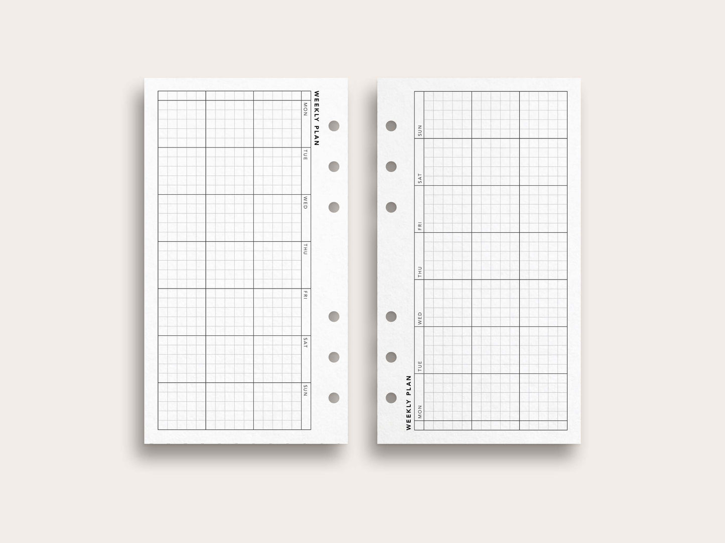Weekly Planner No. 9 / Grid