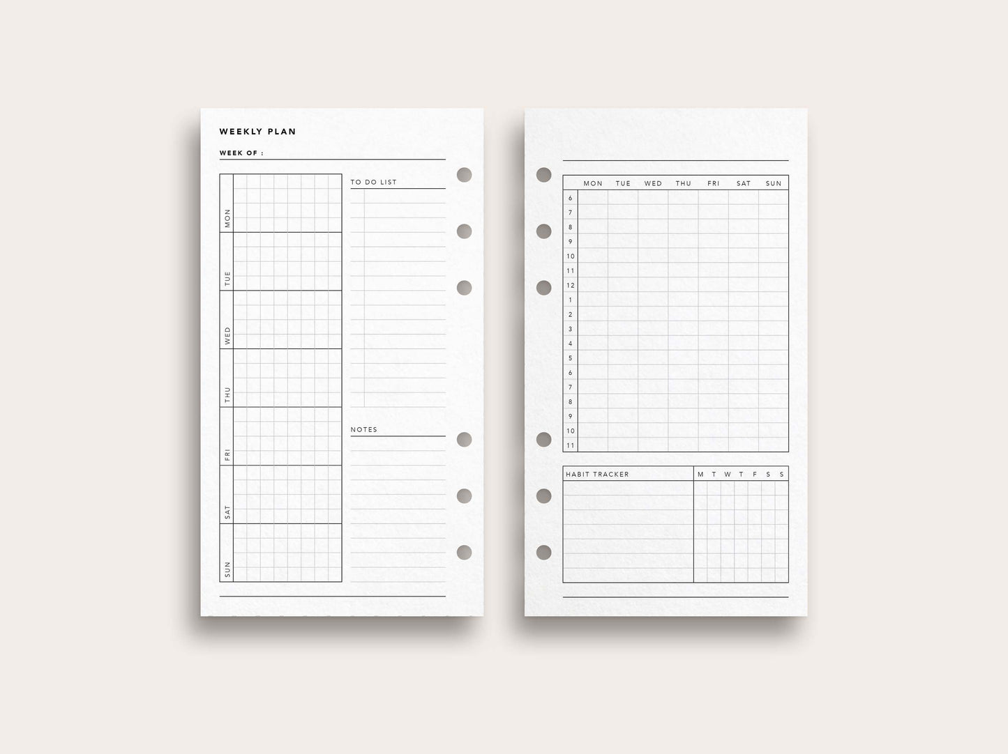 Weekly Planner No. 13