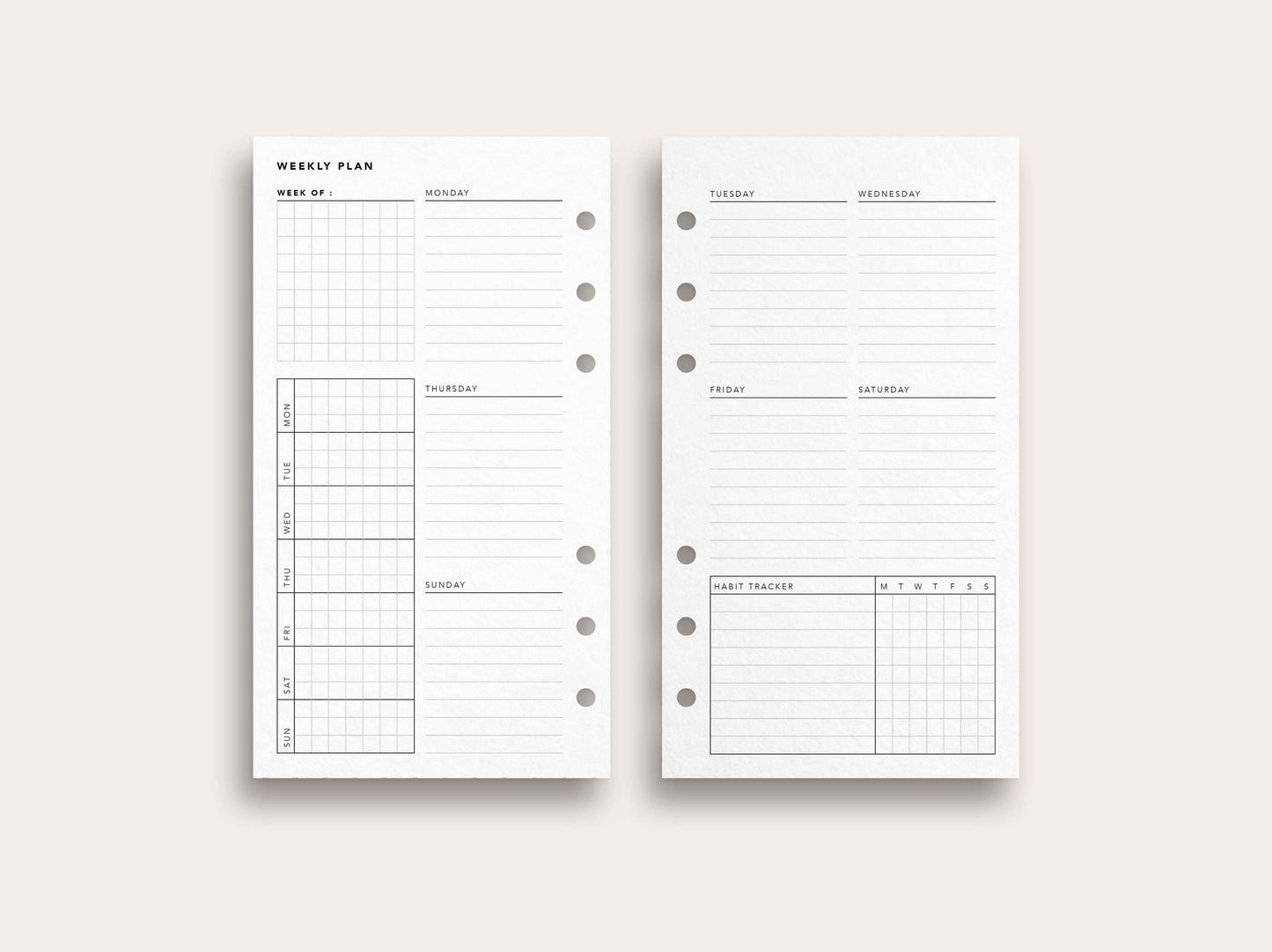 Weekly Planner No. 14