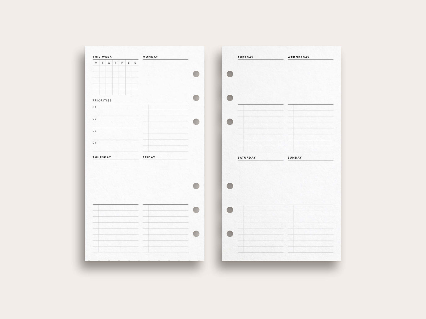 Weekly Planner No. 2