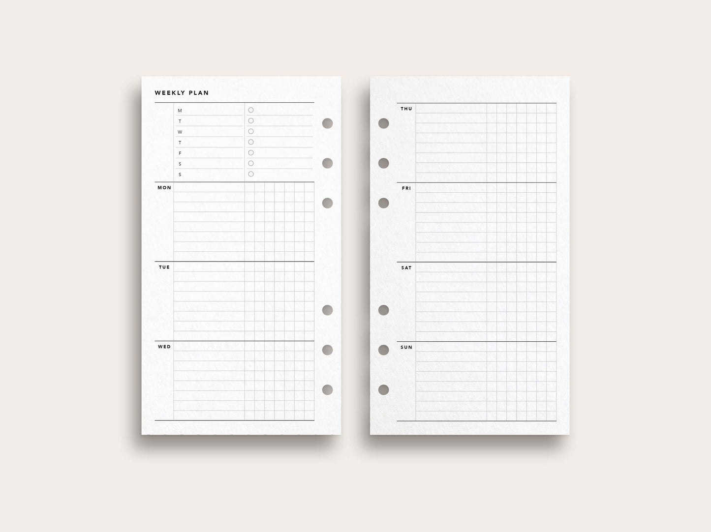 Weekly Planner No. 18