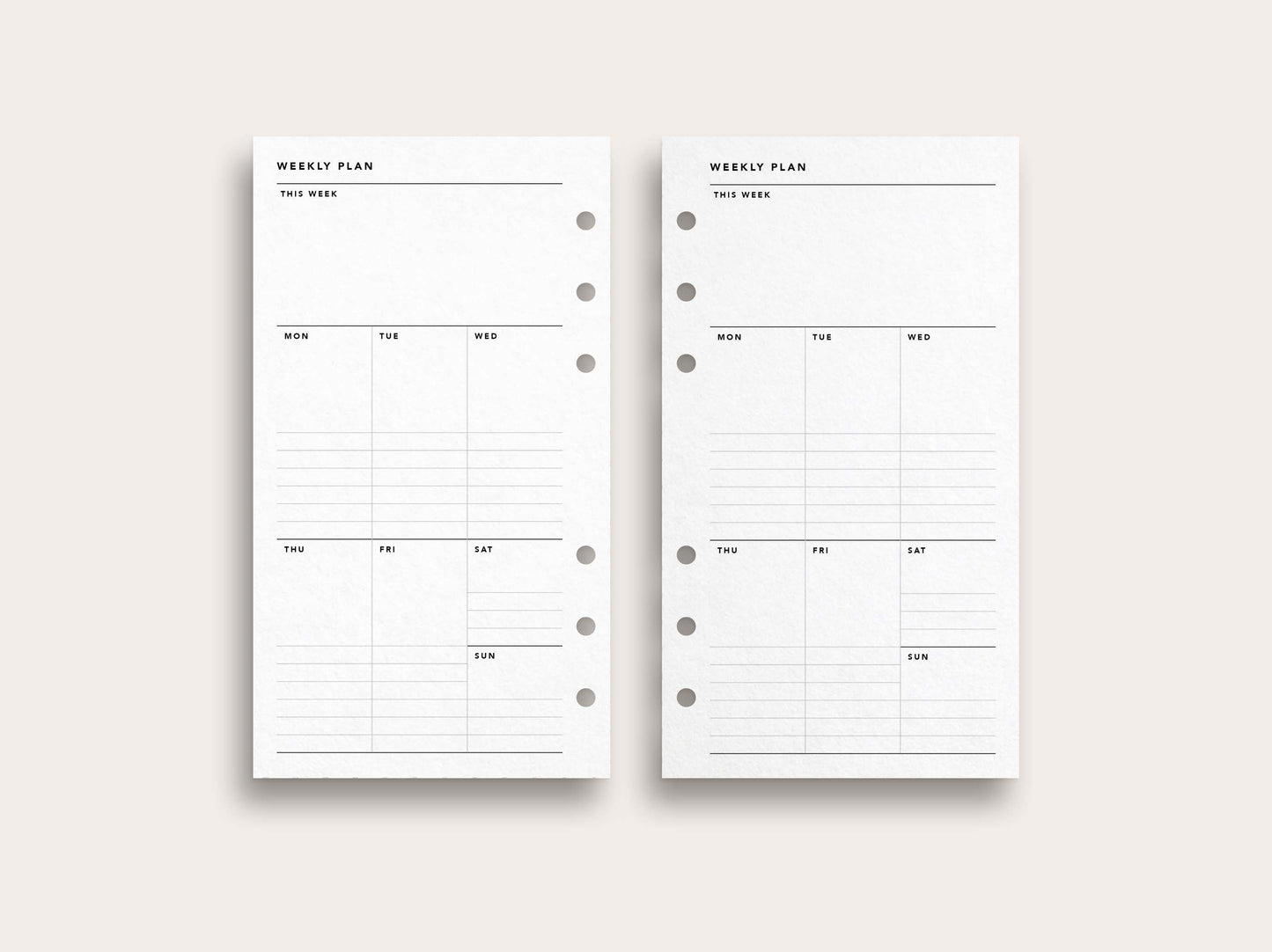 Weekly Planner No. 21