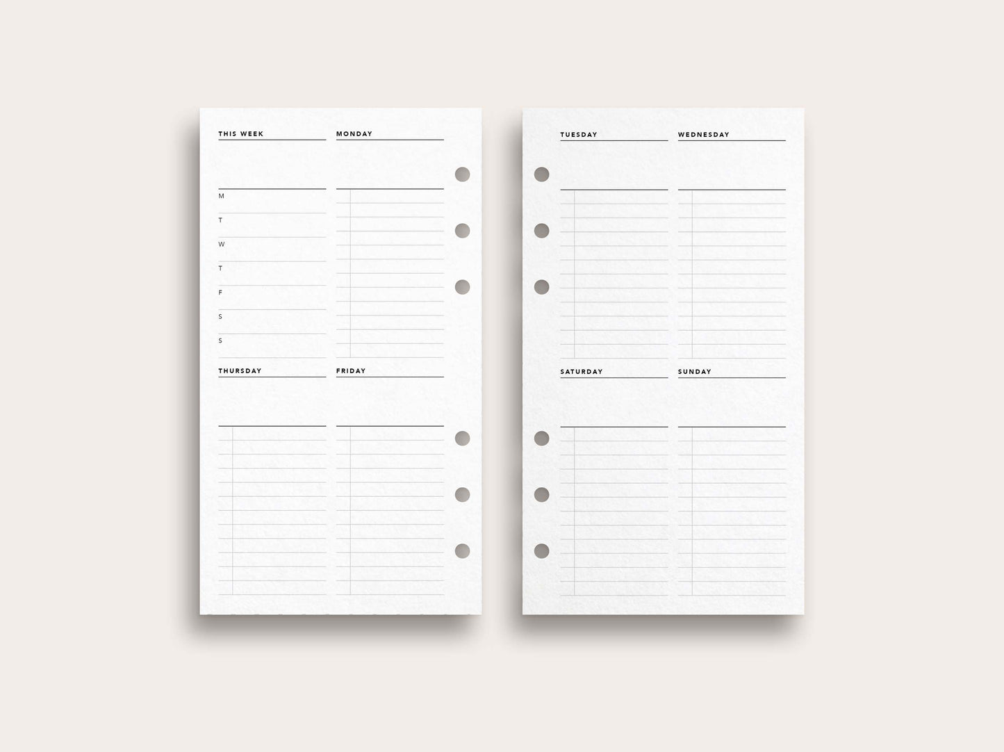 Weekly Planner No. 3