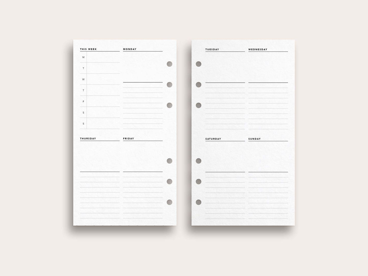 Weekly Planner No. 24