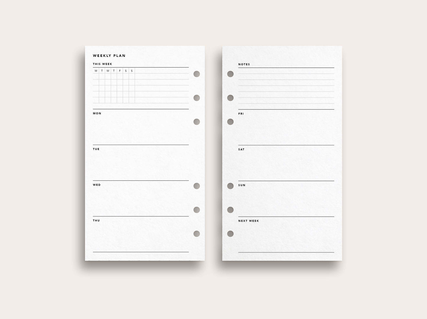 Weekly Planner No. 4