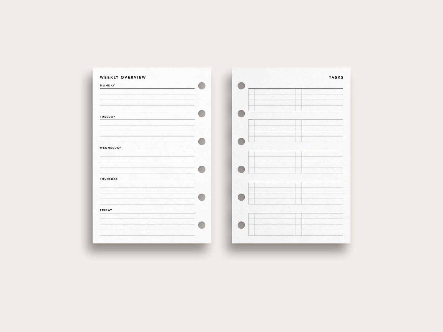 Work Week Planner with Task Management