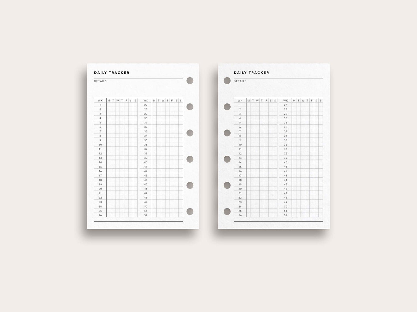 Daily Tracker No. 2 / 52-Week Tracker