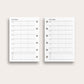 Weekly Planner No. 1