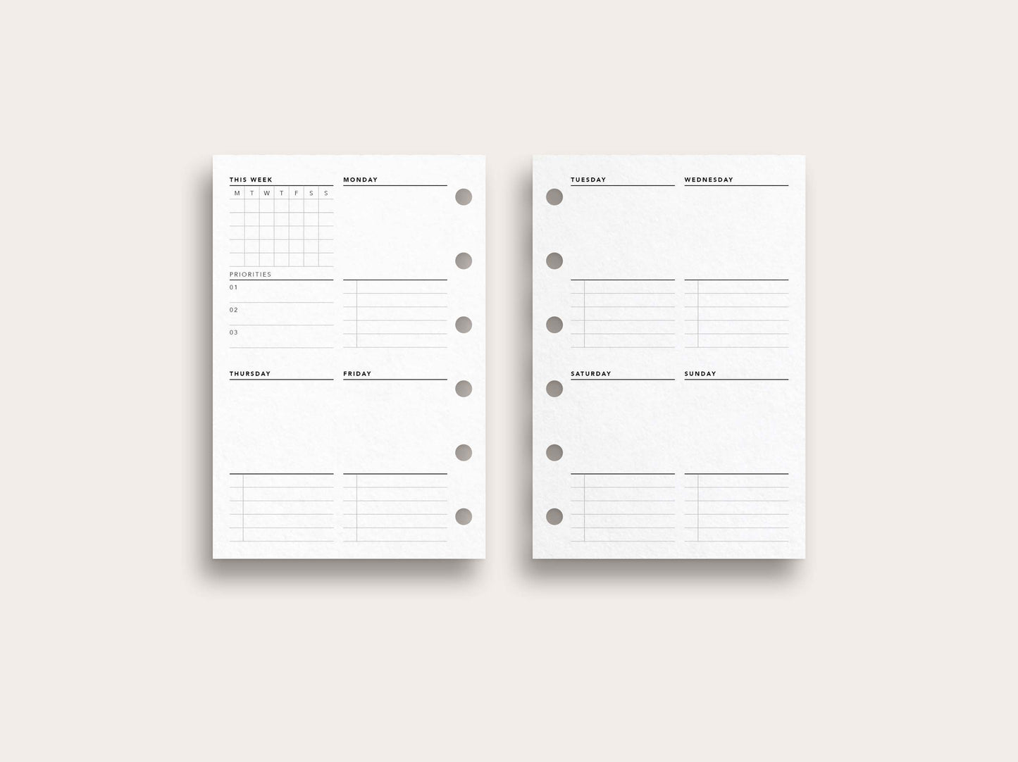 Weekly Planner No. 2
