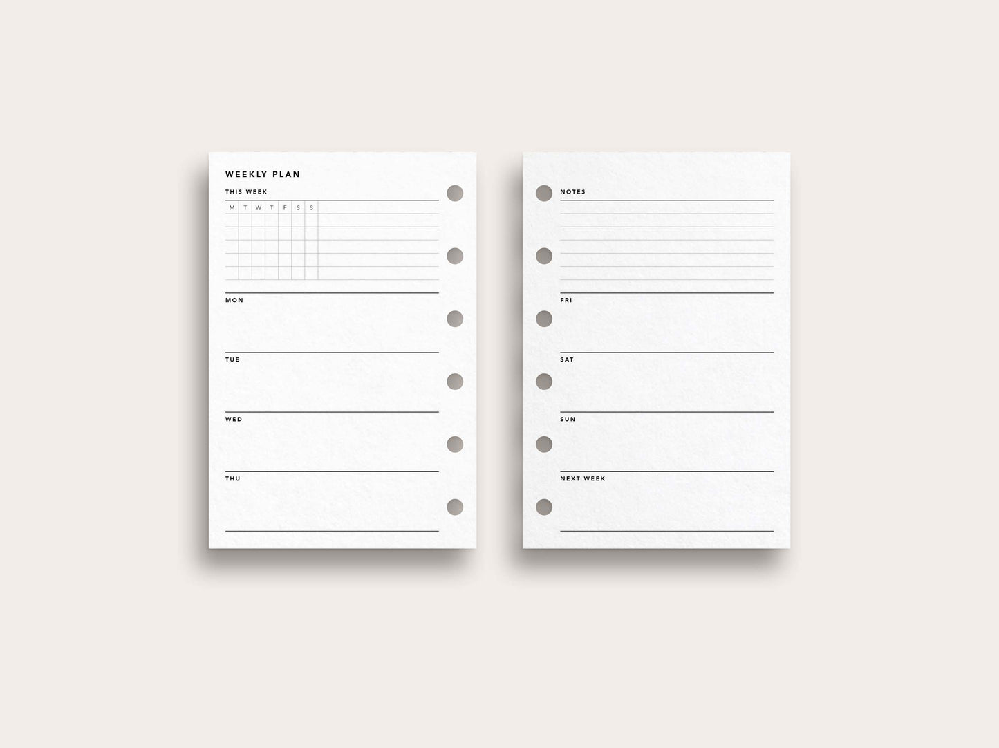 Weekly Planner No. 4