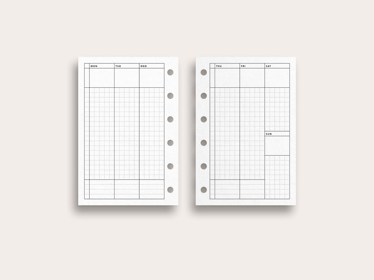 Weekly Planner No. 5 / Grid