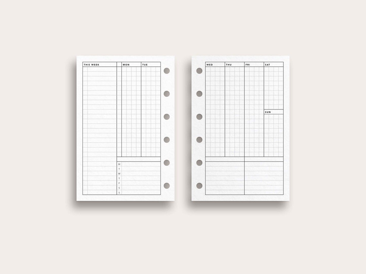 Weekly Planner No. 6 / Grid