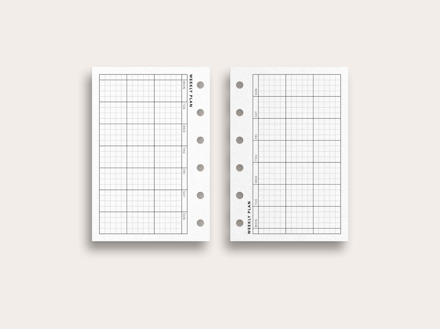 Weekly Planner No. 9 / Grid